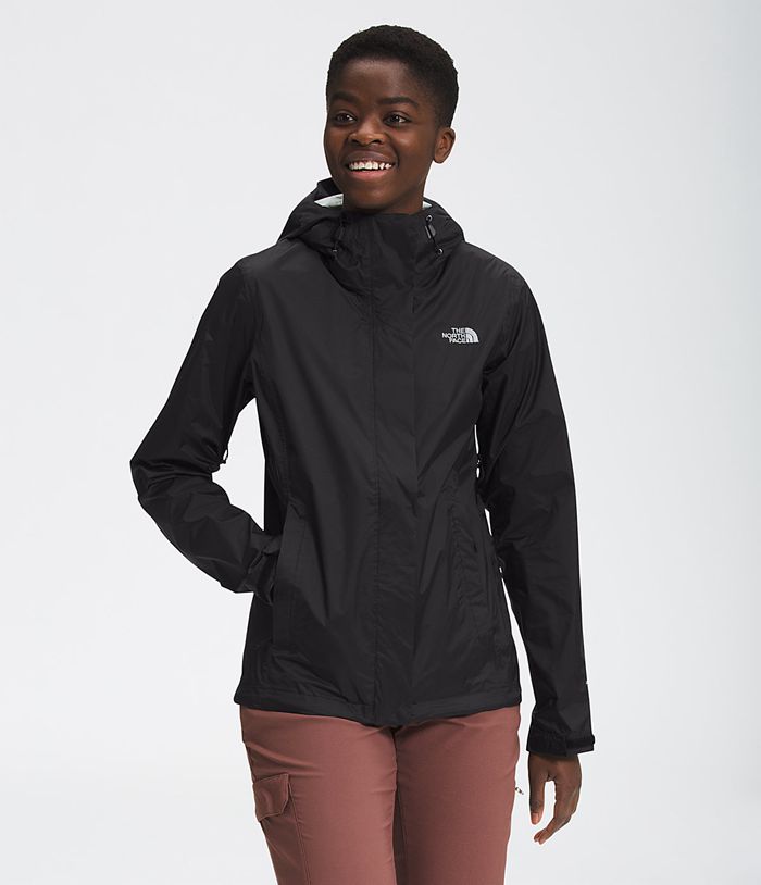 Casaca Cortaviento The North Face Mujer Venture 2 Casaca Negras - Peru 76324PFTQ